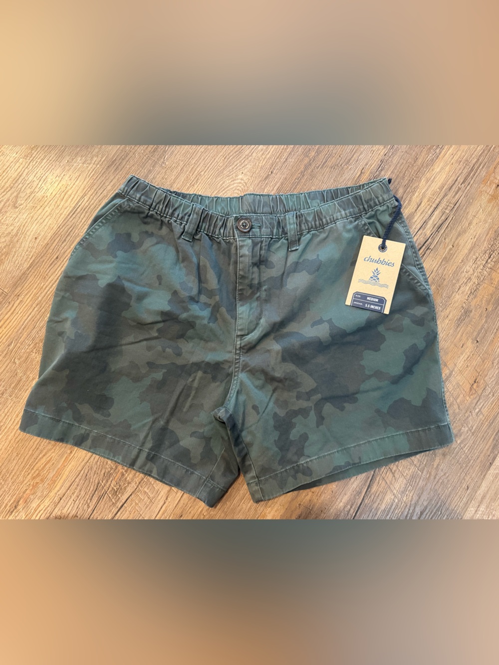 NWT Chubbies Original Stretch Short The Camoflaugers 5.5" Sz M